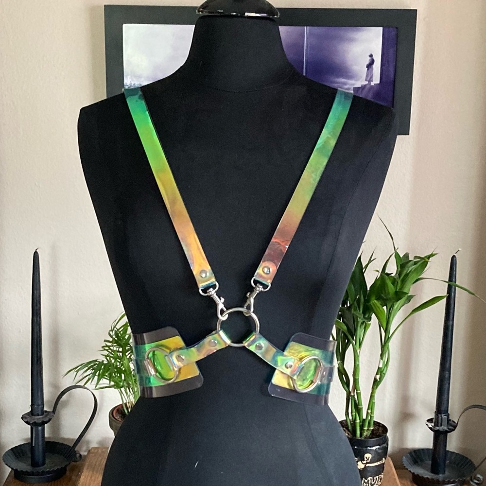 Apatico Holographic Harness Accessory Adjustable Burning Man Festival Coachella